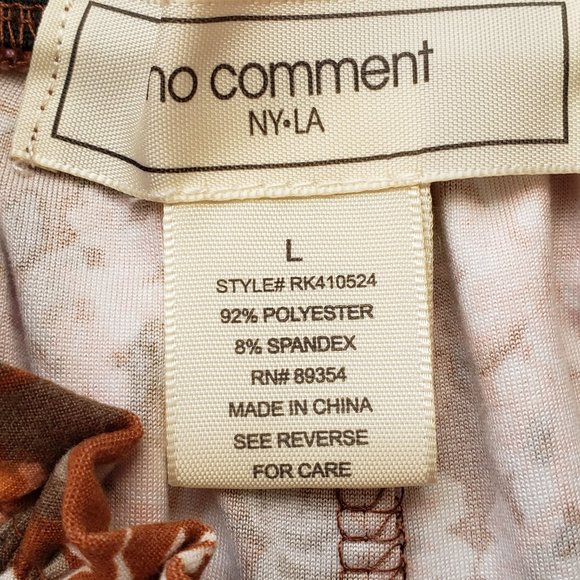 NO COMMENT Tie Waist Shorts - Picture 3 of 3